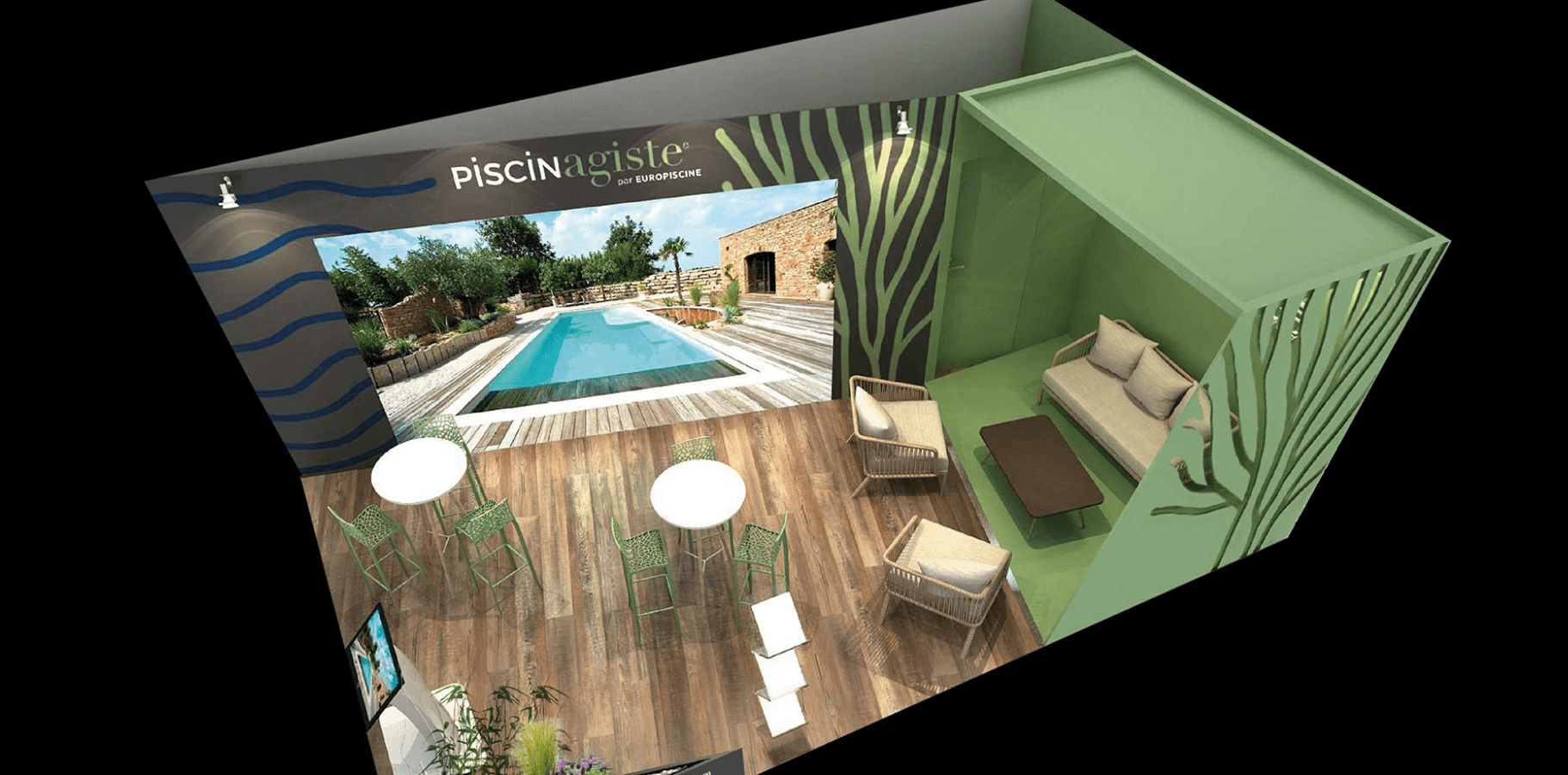 Stand évènement EuroPiscine