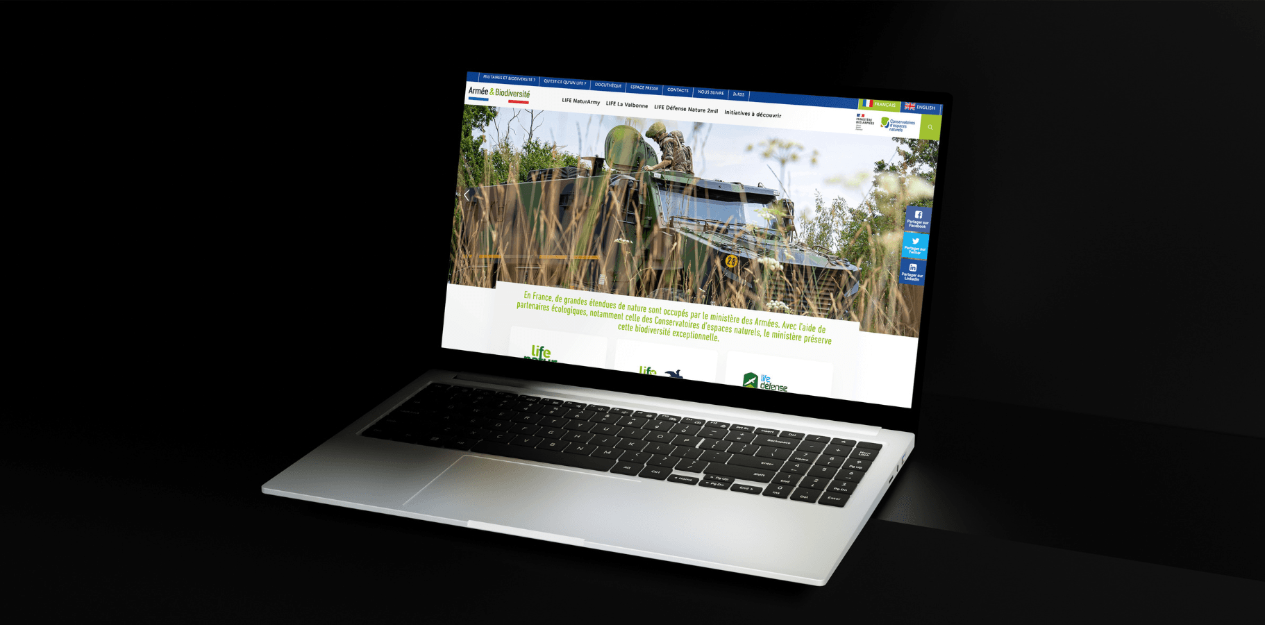 Terrains Militaires site digital